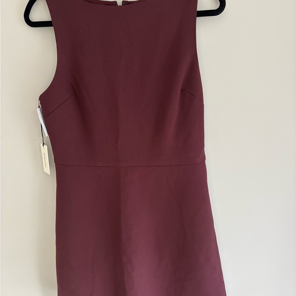 Babaton Rich Burgundy Mini Dress